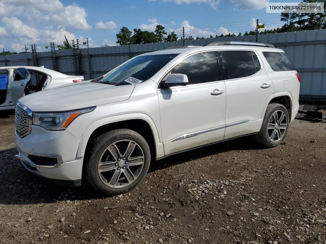 2019 GMC Acadia Denali VIN: 1GKKNPLS8KZ215998 Lot: 64250604