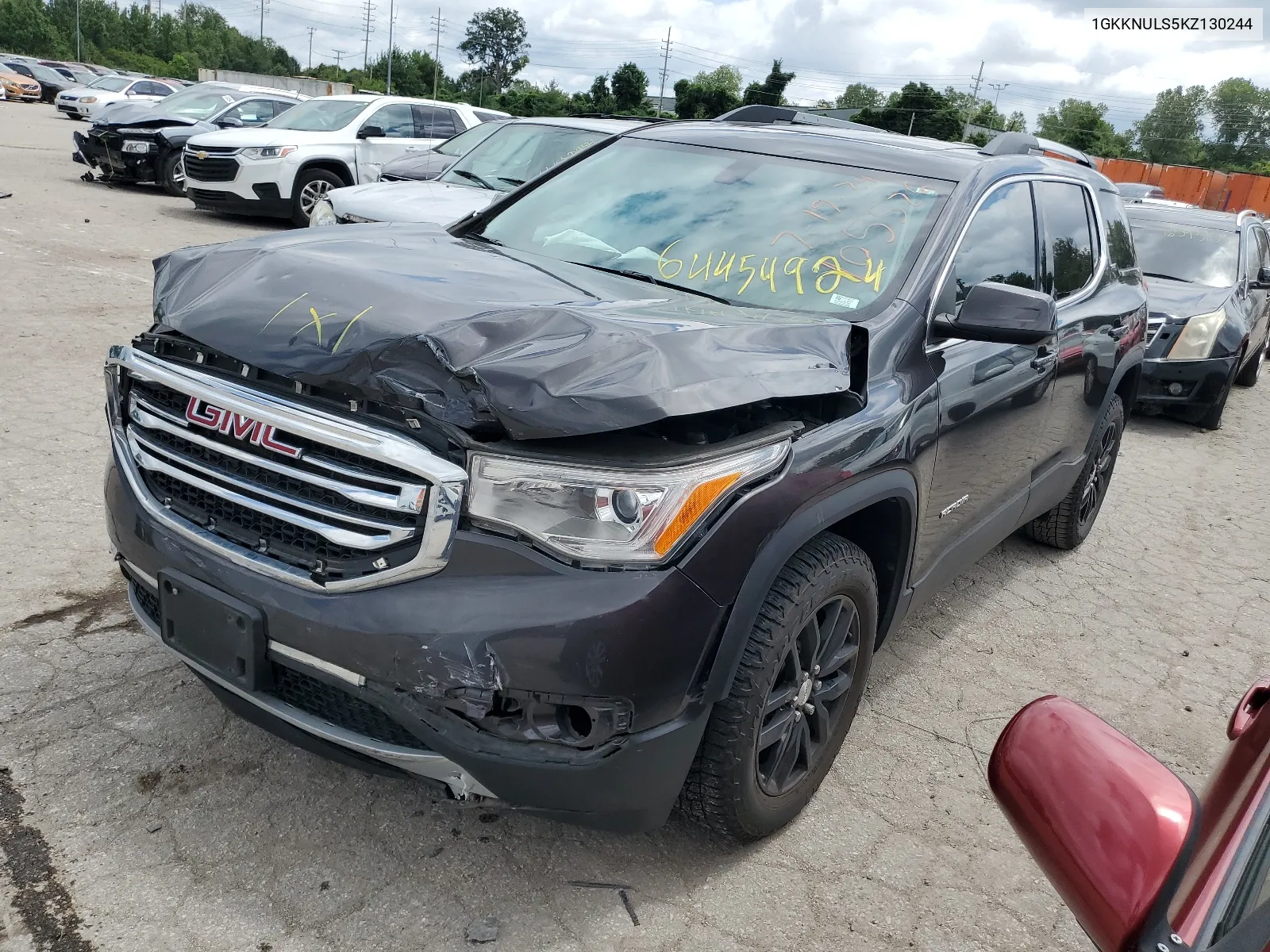 2019 GMC Acadia Slt-1 VIN: 1GKKNULS5KZ130244 Lot: 64454924