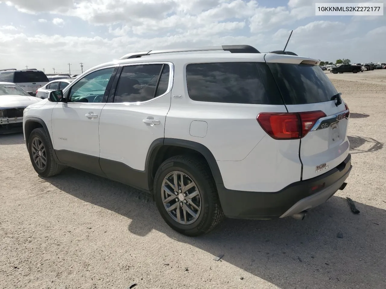 2019 GMC Acadia Slt-1 VIN: 1GKKNMLS2KZ272177 Lot: 64870534