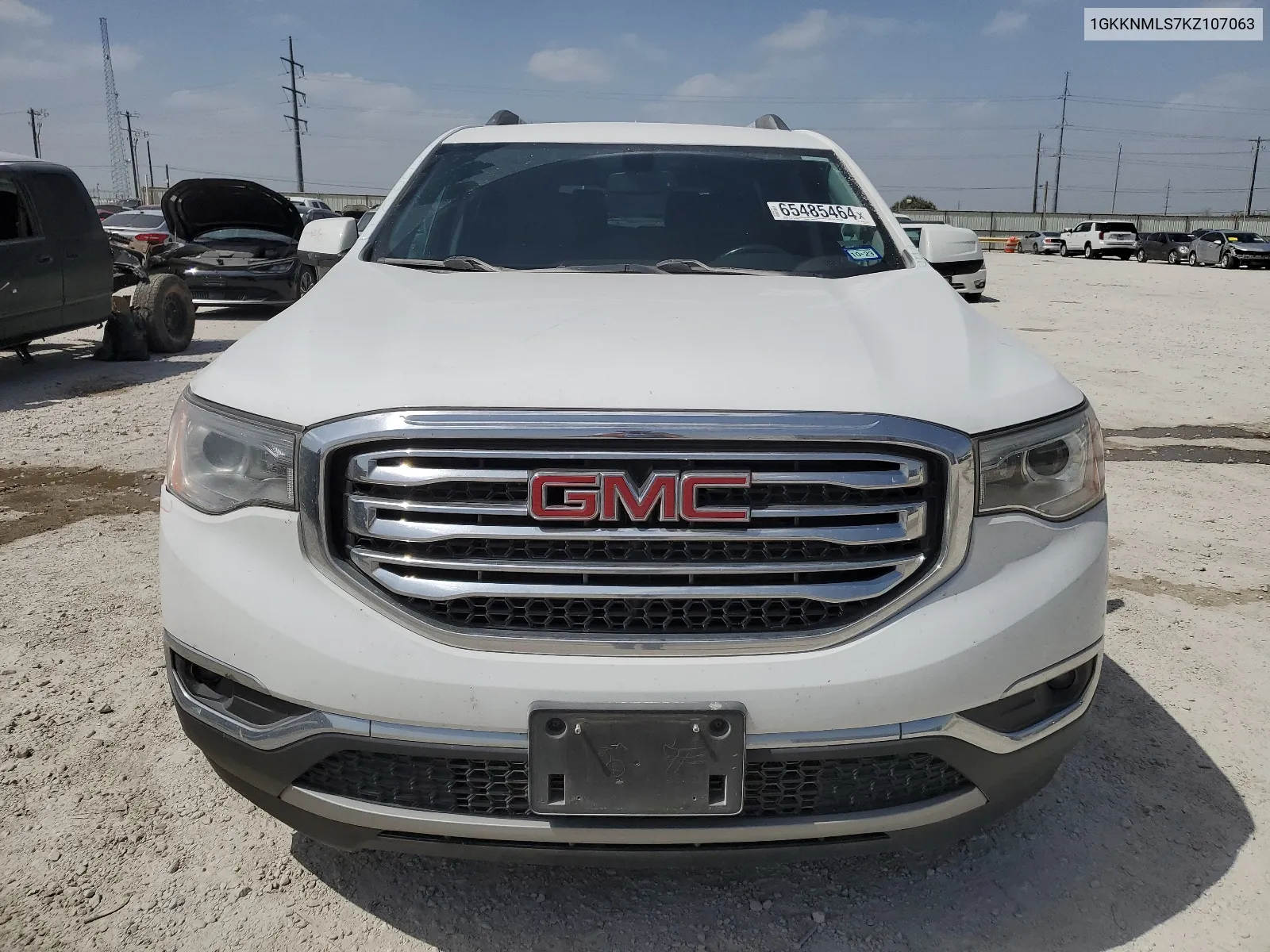 1GKKNMLS7KZ107063 2019 GMC Acadia Slt-1