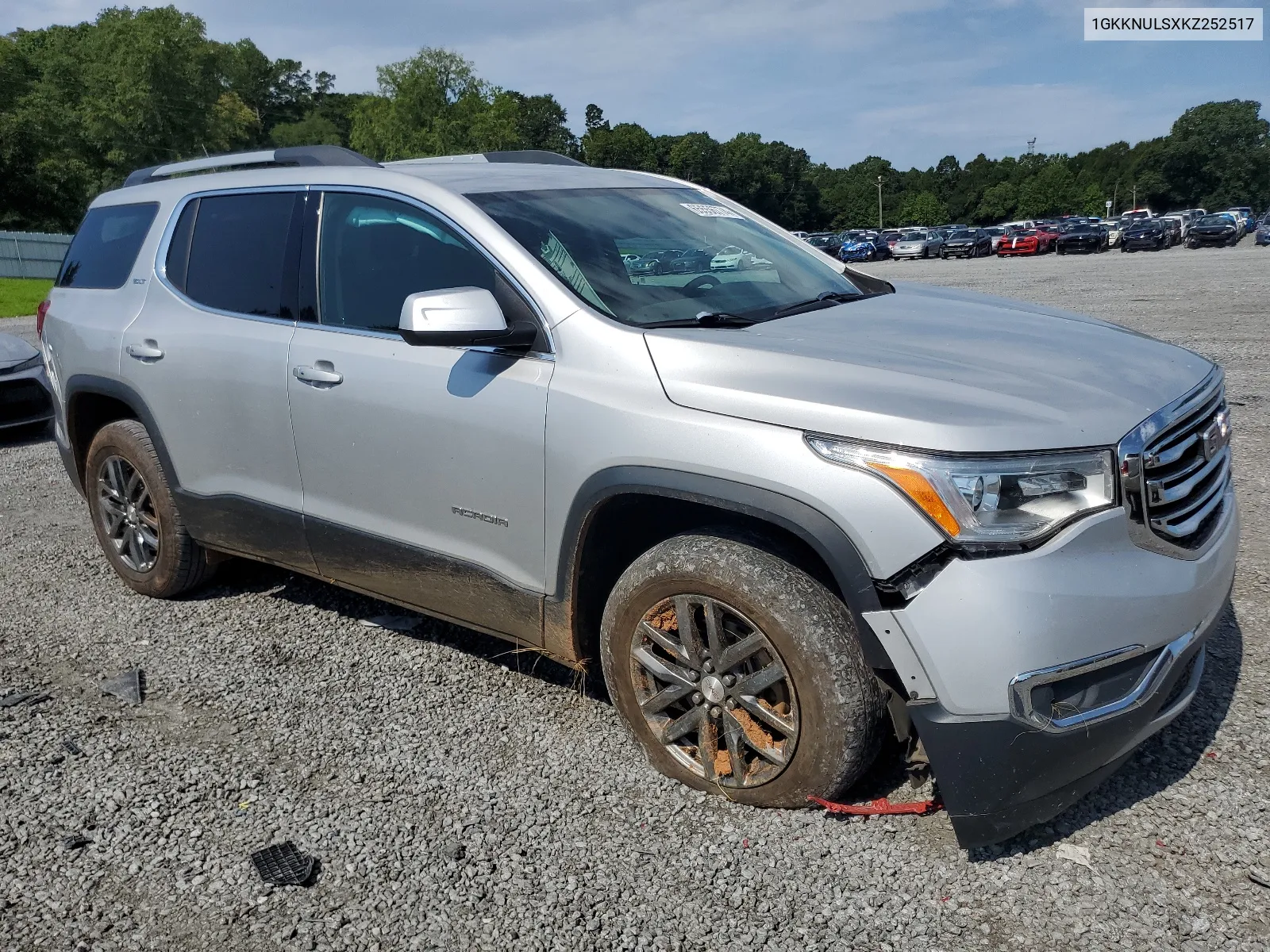 2019 GMC Acadia Slt-1 VIN: 1GKKNULSXKZ252517 Lot: 65556774