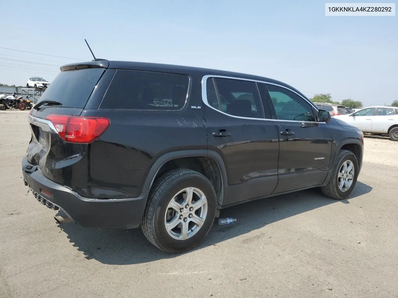 2019 GMC Acadia Sle VIN: 1GKKNKLA4KZ280292 Lot: 66041114