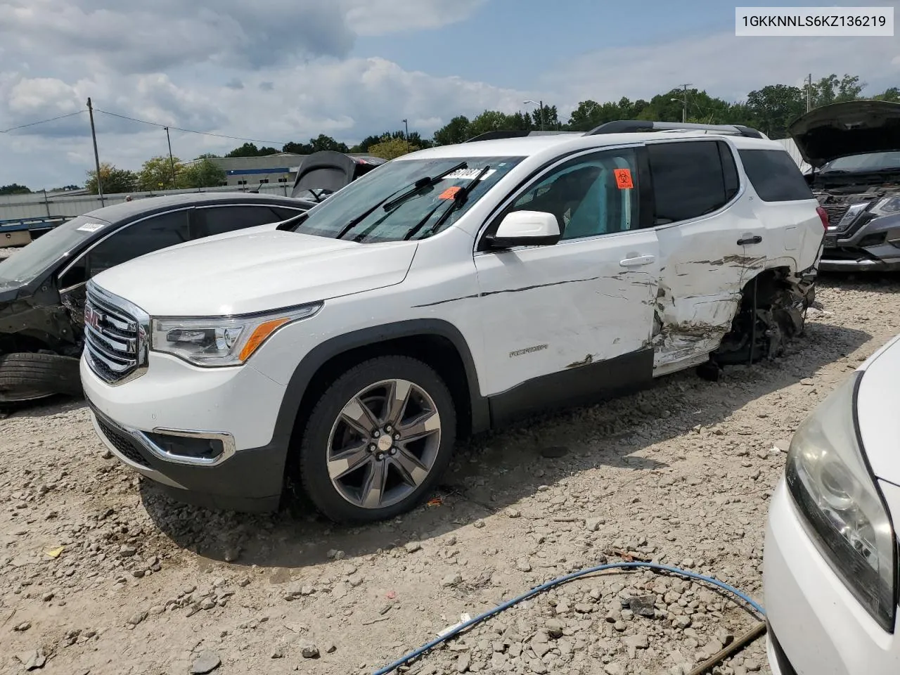 2019 GMC Acadia Slt-2 VIN: 1GKKNNLS6KZ136219 Lot: 66708714