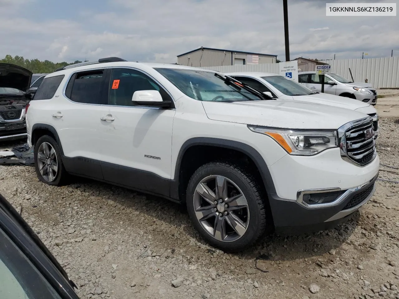 2019 GMC Acadia Slt-2 VIN: 1GKKNNLS6KZ136219 Lot: 66708714