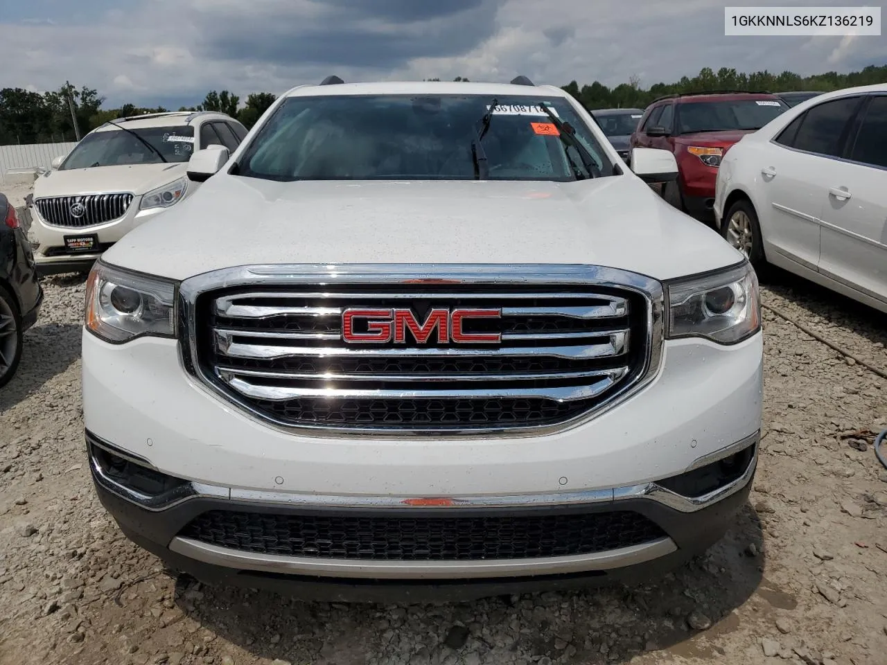 2019 GMC Acadia Slt-2 VIN: 1GKKNNLS6KZ136219 Lot: 66708714