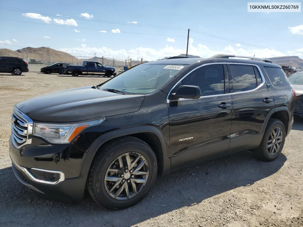 2019 GMC Acadia Slt-1 VIN: 1GKKNMLS0KZ260769 Lot: 66989554