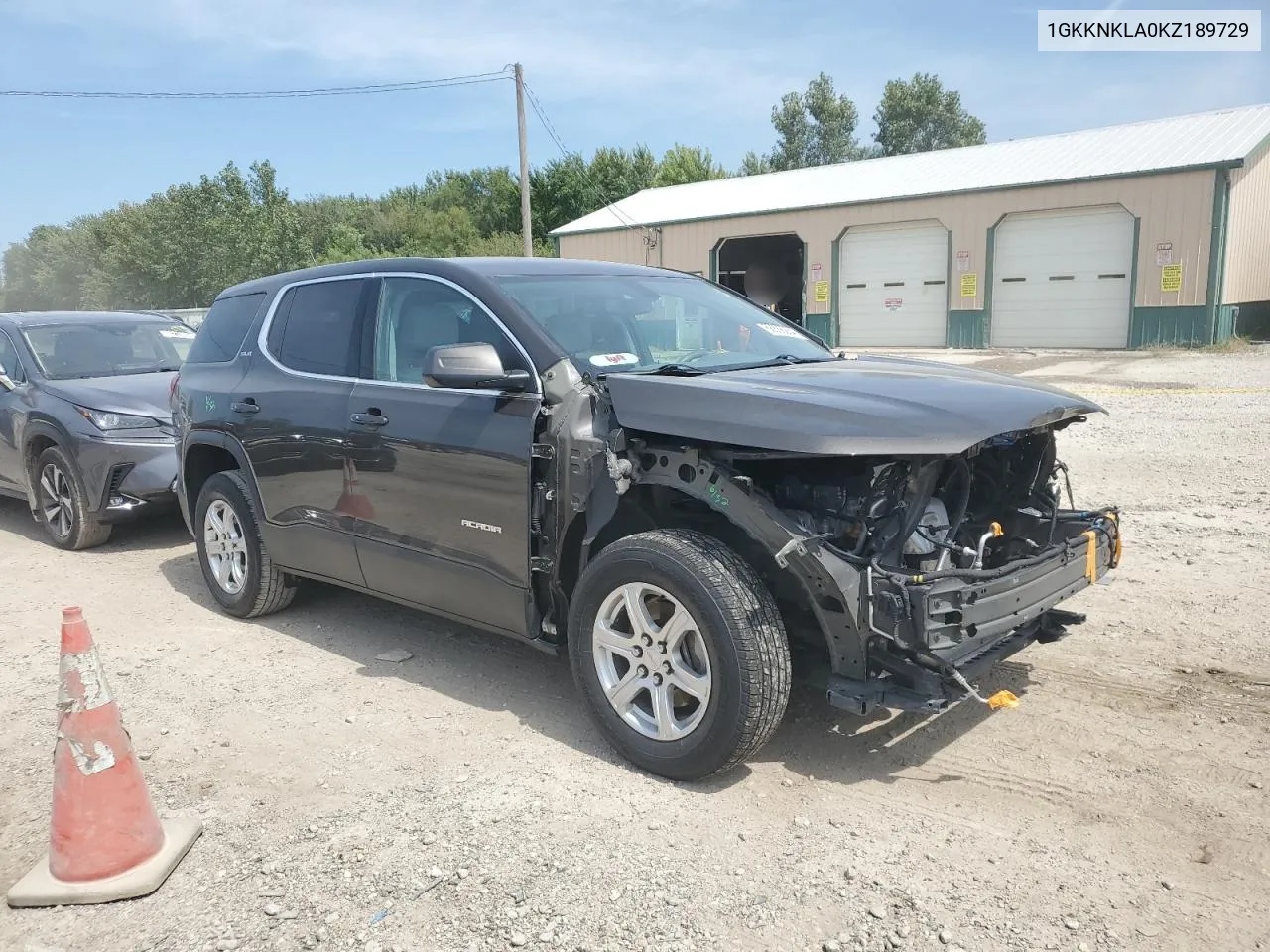 2019 GMC Acadia Sle VIN: 1GKKNKLA0KZ189729 Lot: 68688284