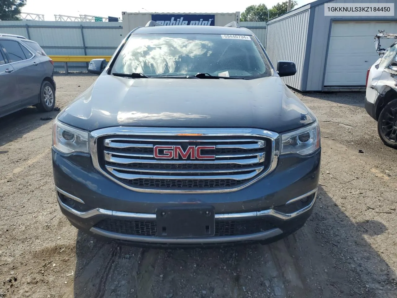 2019 GMC Acadia Slt-1 VIN: 1GKKNULS3KZ184450 Lot: 69440734