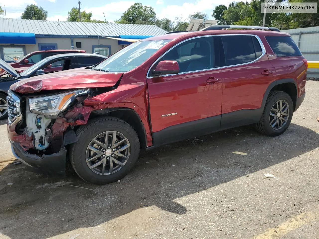 2019 GMC Acadia Slt-1 VIN: 1GKKNMLS4KZ267188 Lot: 69667754