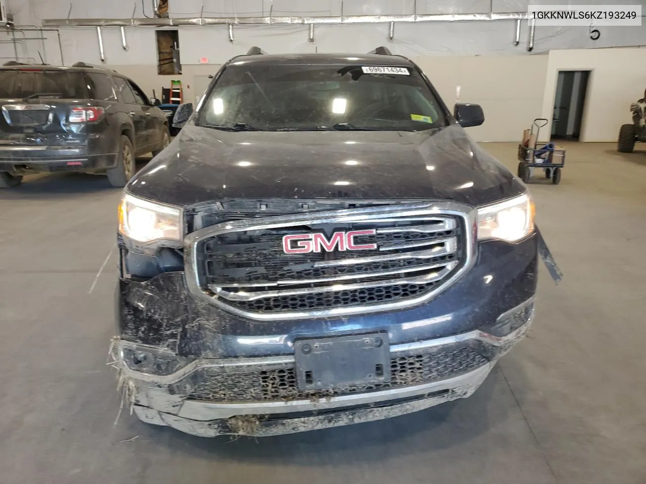 2019 GMC Acadia Slt-2 VIN: 1GKKNWLS6KZ193249 Lot: 69671434