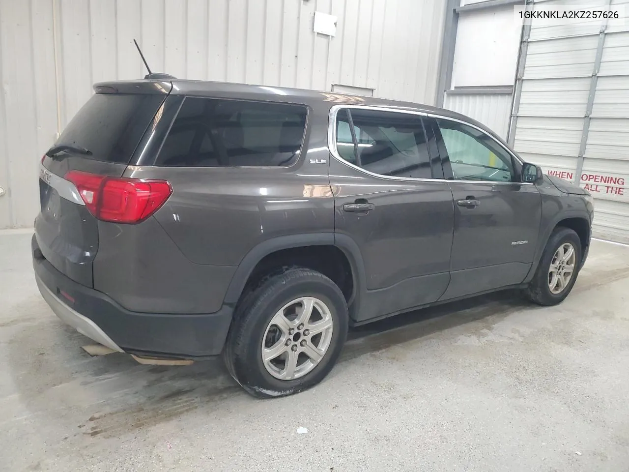 2019 GMC Acadia Sle VIN: 1GKKNKLA2KZ257626 Lot: 69809854