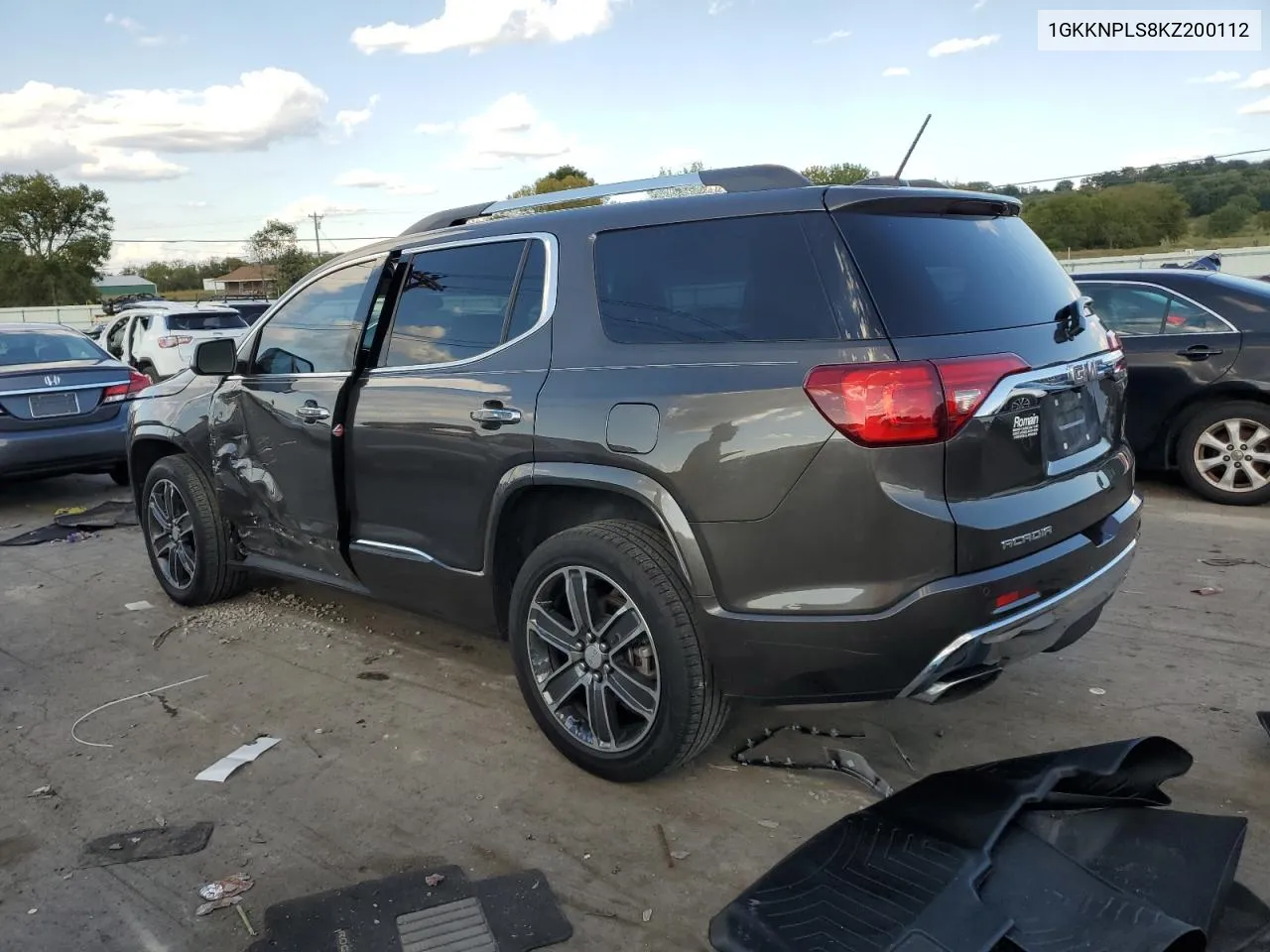 1GKKNPLS8KZ200112 2019 GMC Acadia Denali