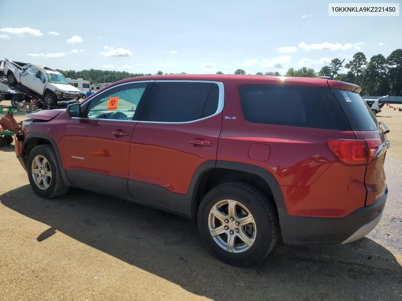 2019 GMC Acadia Sle VIN: 1GKKNKLA9KZ221450 Lot: 71393504