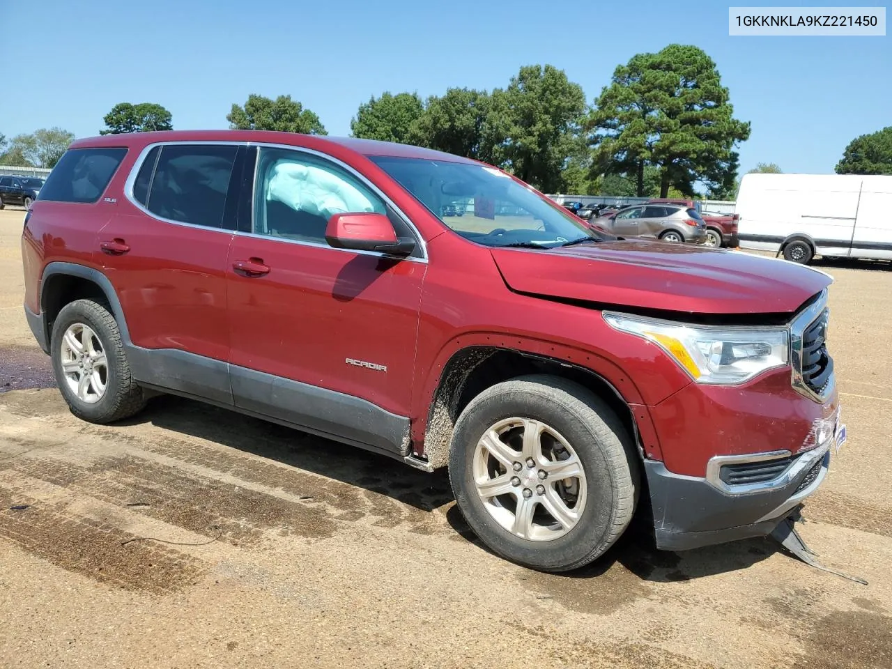 1GKKNKLA9KZ221450 2019 GMC Acadia Sle