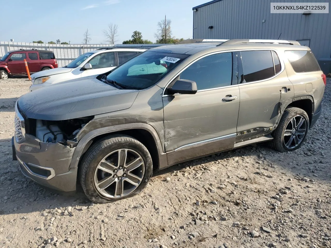 2019 GMC Acadia Denali VIN: 1GKKNXLS4KZ122539 Lot: 71436554