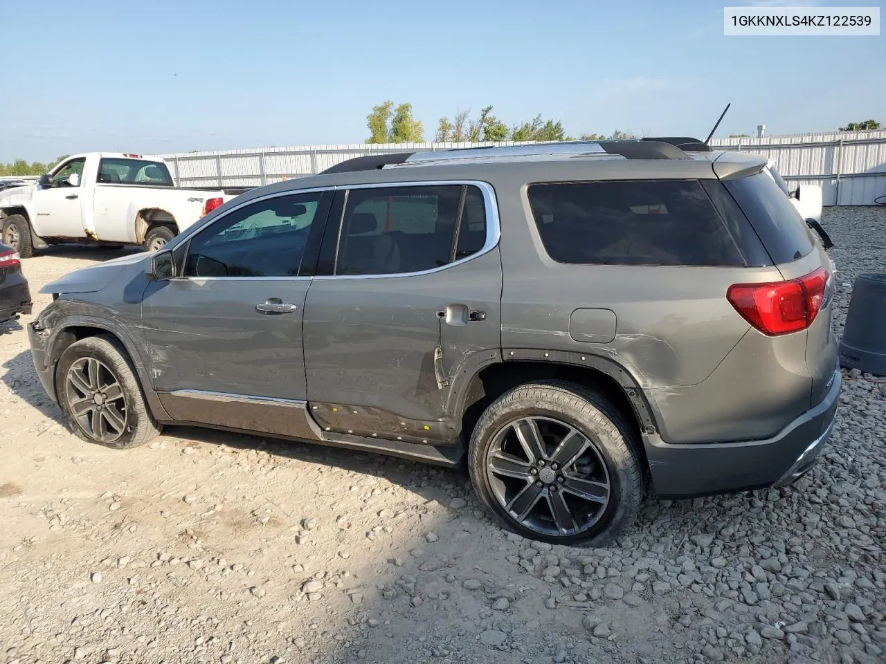 2019 GMC Acadia Denali VIN: 1GKKNXLS4KZ122539 Lot: 71436554