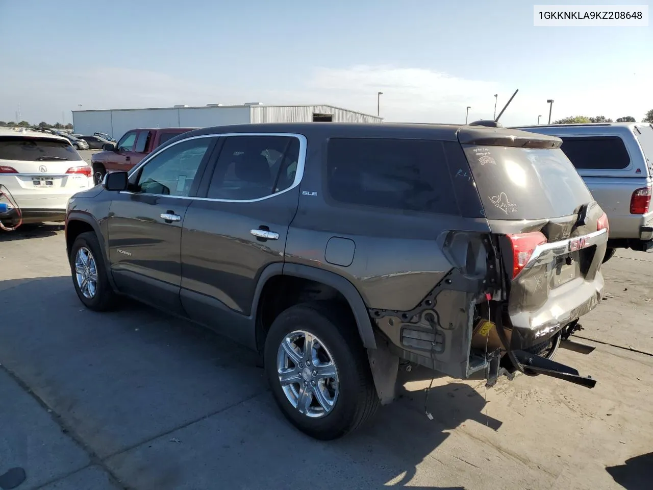 2019 GMC Acadia Sle VIN: 1GKKNKLA9KZ208648 Lot: 71501674