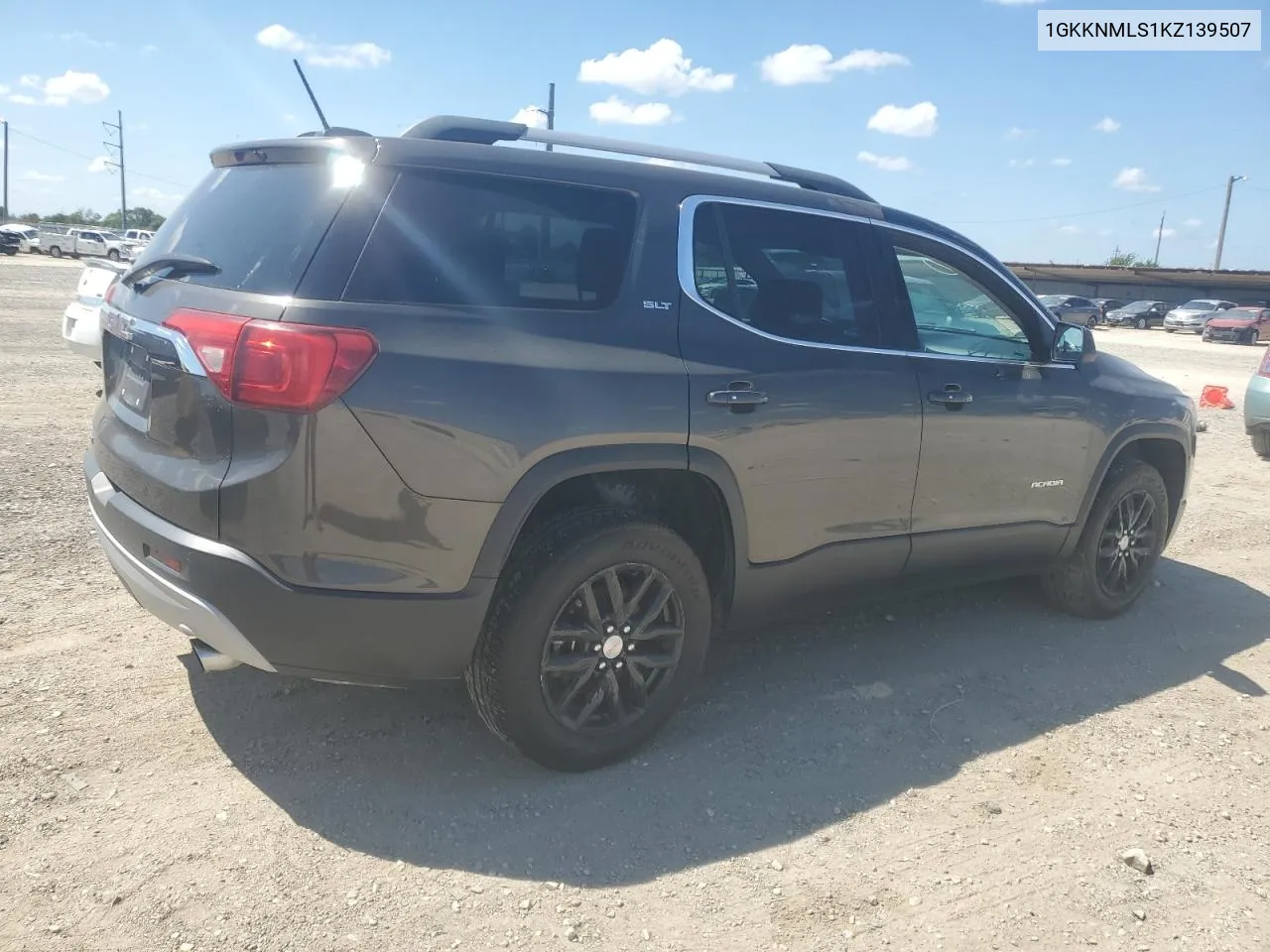 2019 GMC Acadia Slt-1 VIN: 1GKKNMLS1KZ139507 Lot: 72470484