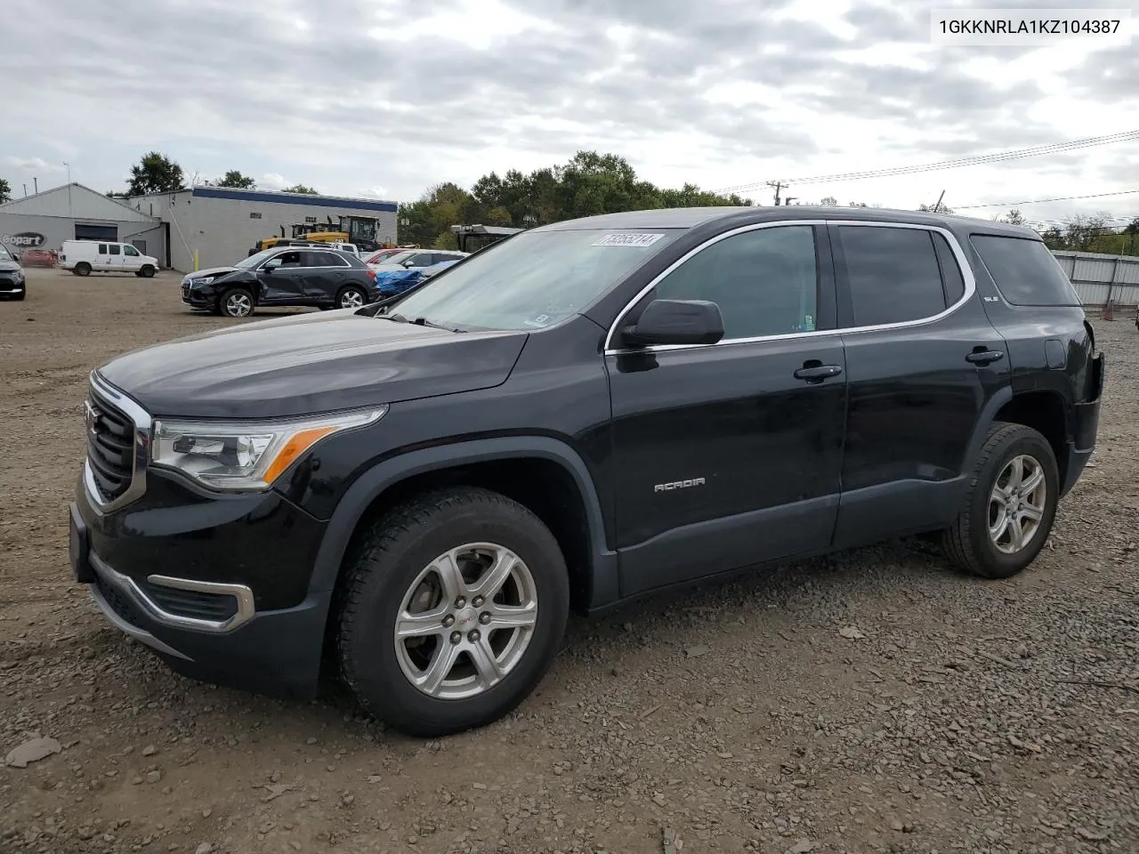 2019 GMC Acadia Sle VIN: 1GKKNRLA1KZ104387 Lot: 73255214