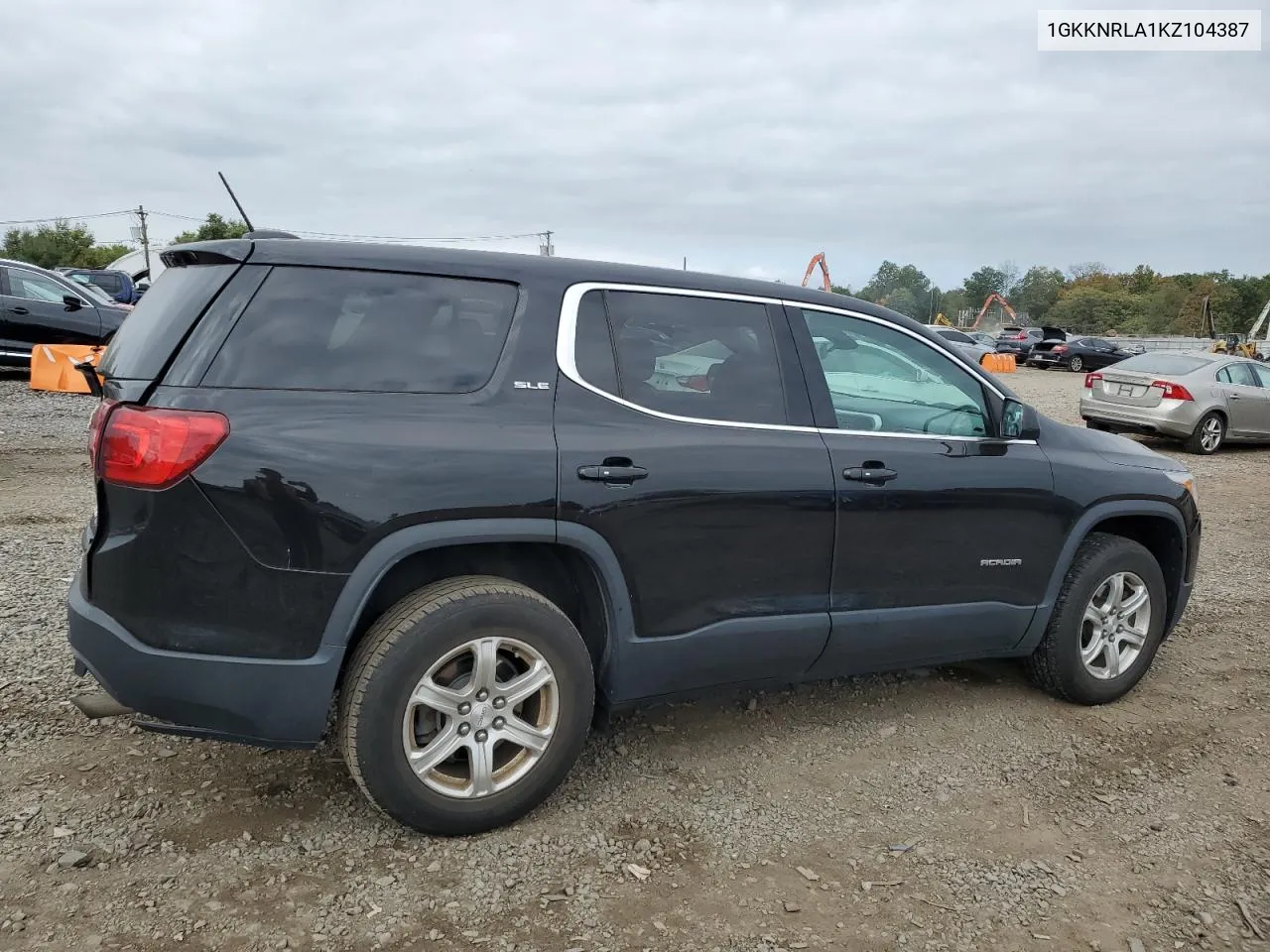 2019 GMC Acadia Sle VIN: 1GKKNRLA1KZ104387 Lot: 73255214