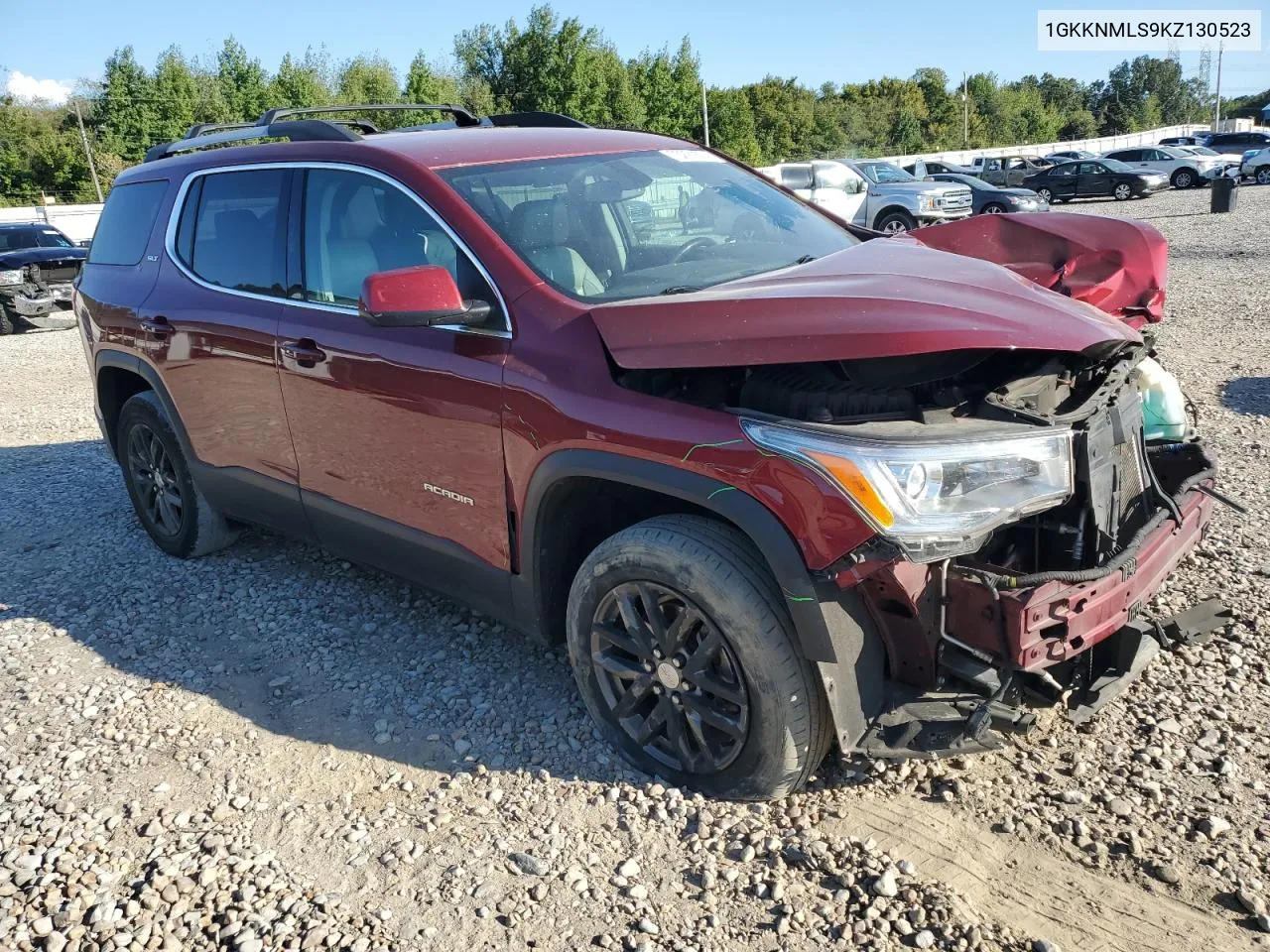 2019 GMC Acadia Slt-1 VIN: 1GKKNMLS9KZ130523 Lot: 73291574