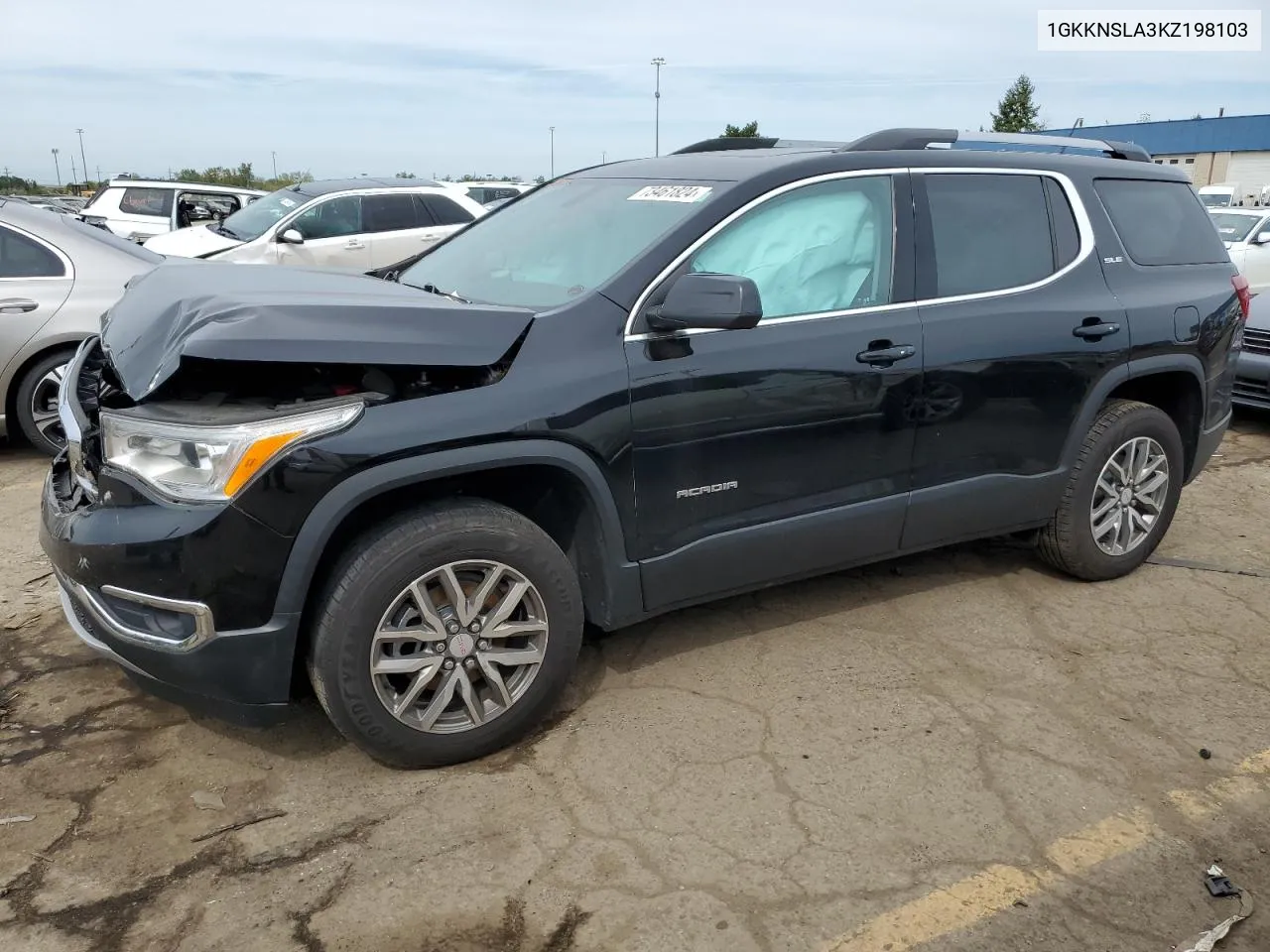 2019 GMC Acadia Sle VIN: 1GKKNSLA3KZ198103 Lot: 73461824