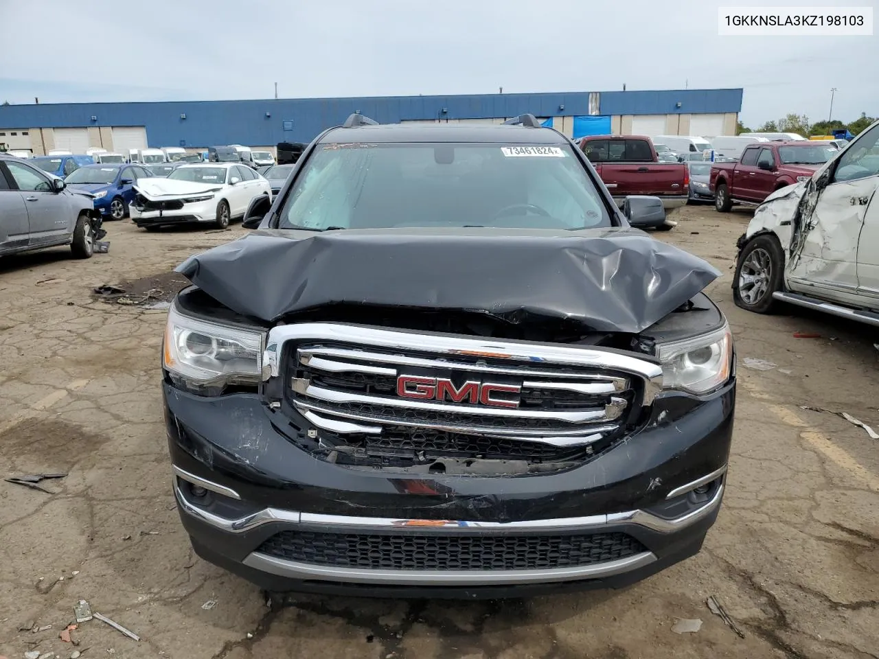 2019 GMC Acadia Sle VIN: 1GKKNSLA3KZ198103 Lot: 73461824