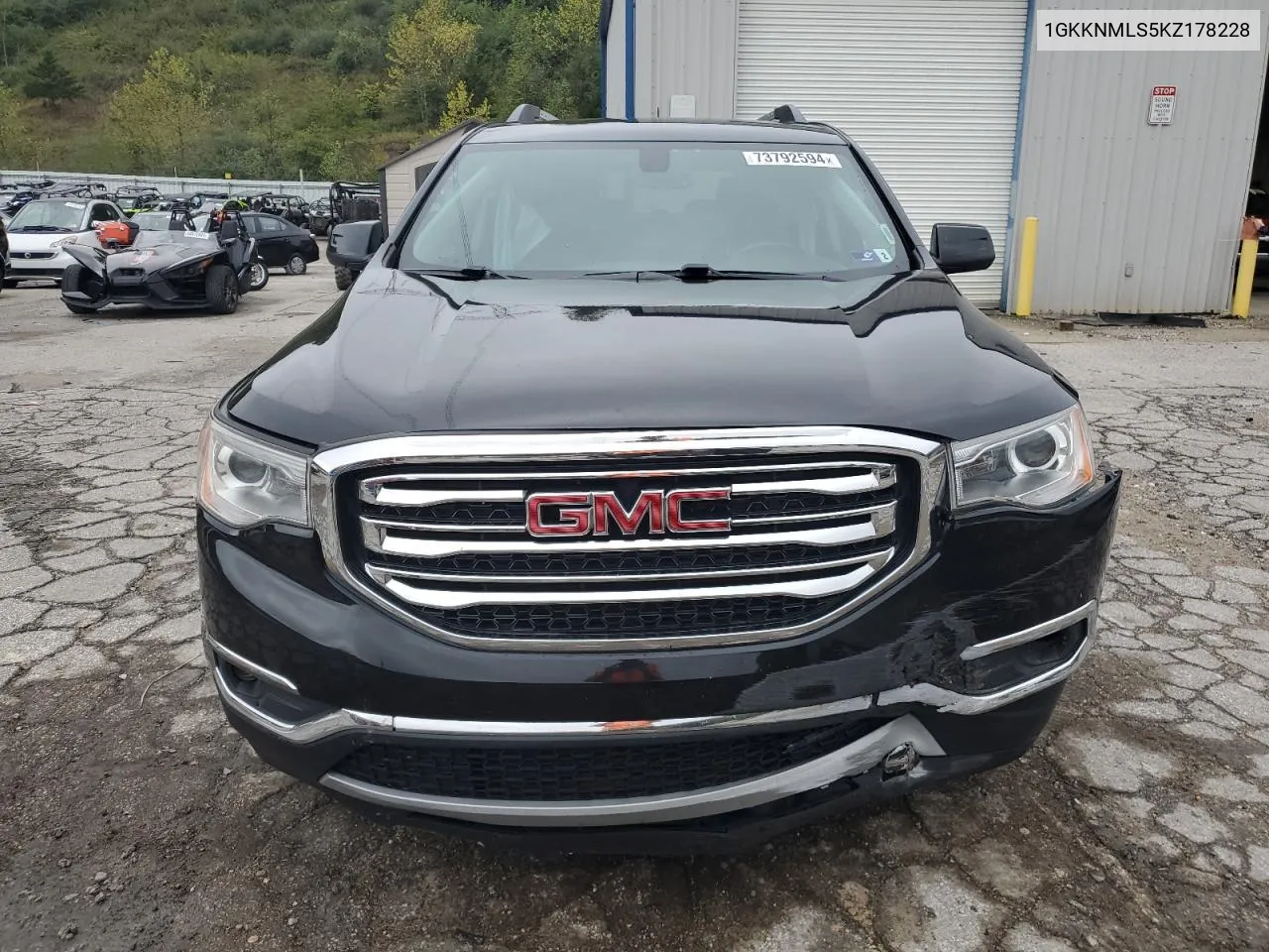 2019 GMC Acadia Slt-1 VIN: 1GKKNMLS5KZ178228 Lot: 73792594