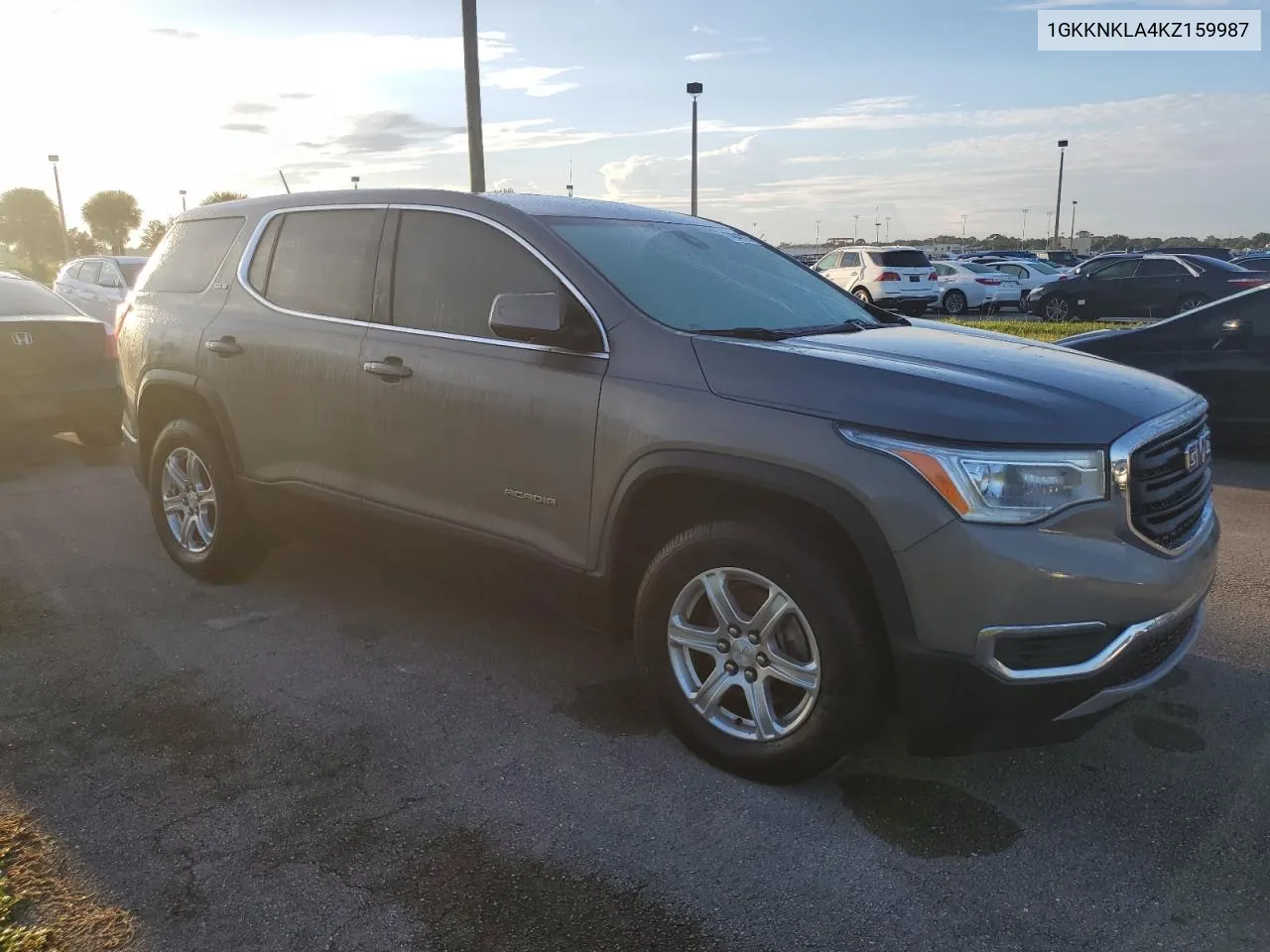 2019 GMC Acadia Sle VIN: 1GKKNKLA4KZ159987 Lot: 74042134