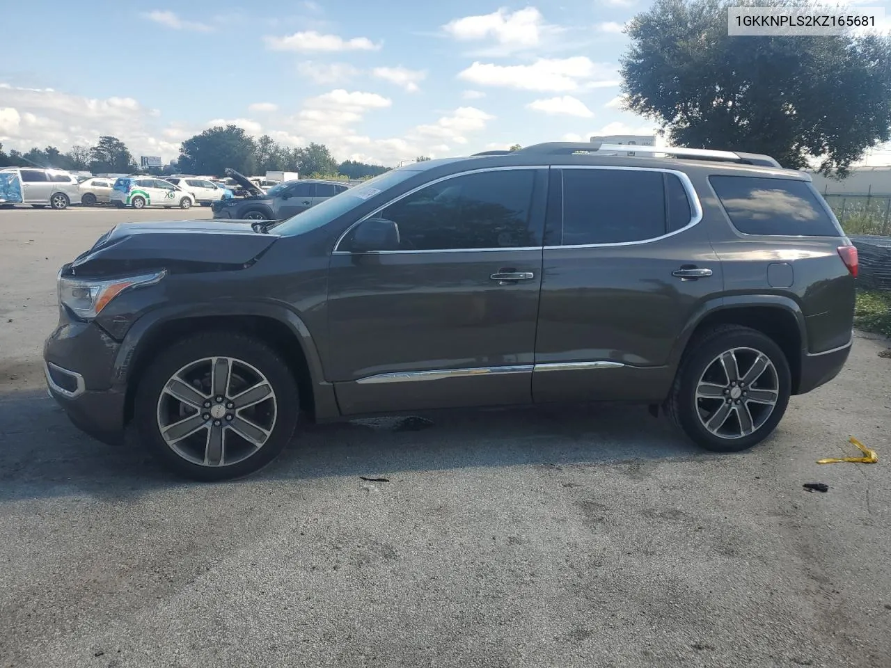 2019 GMC Acadia Denali VIN: 1GKKNPLS2KZ165681 Lot: 74084074