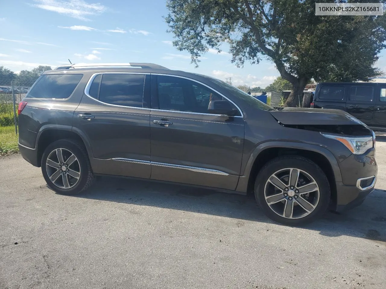 1GKKNPLS2KZ165681 2019 GMC Acadia Denali