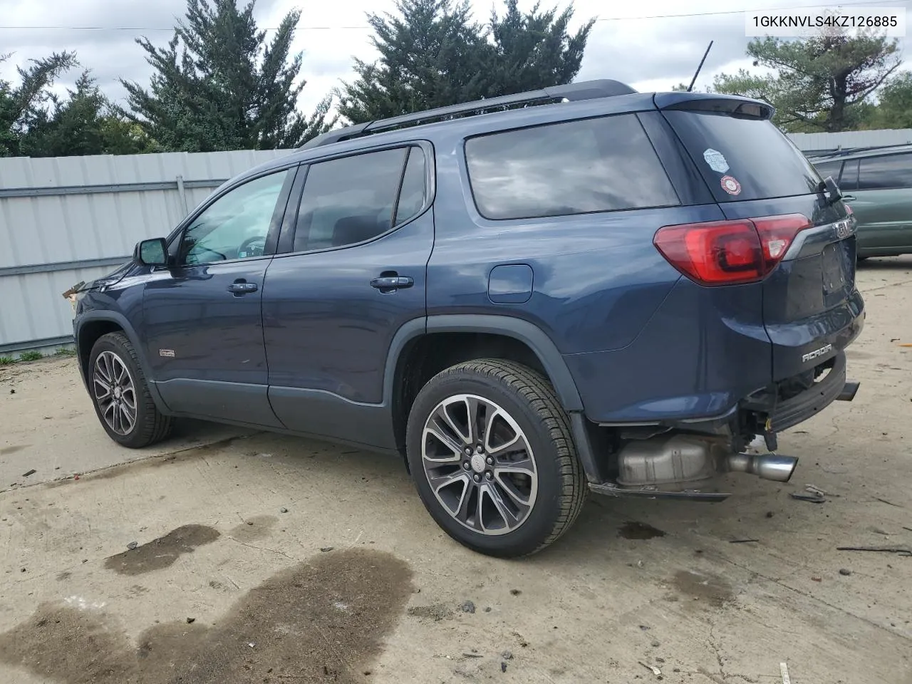 2019 GMC Acadia All Terrain VIN: 1GKKNVLS4KZ126885 Lot: 74095924