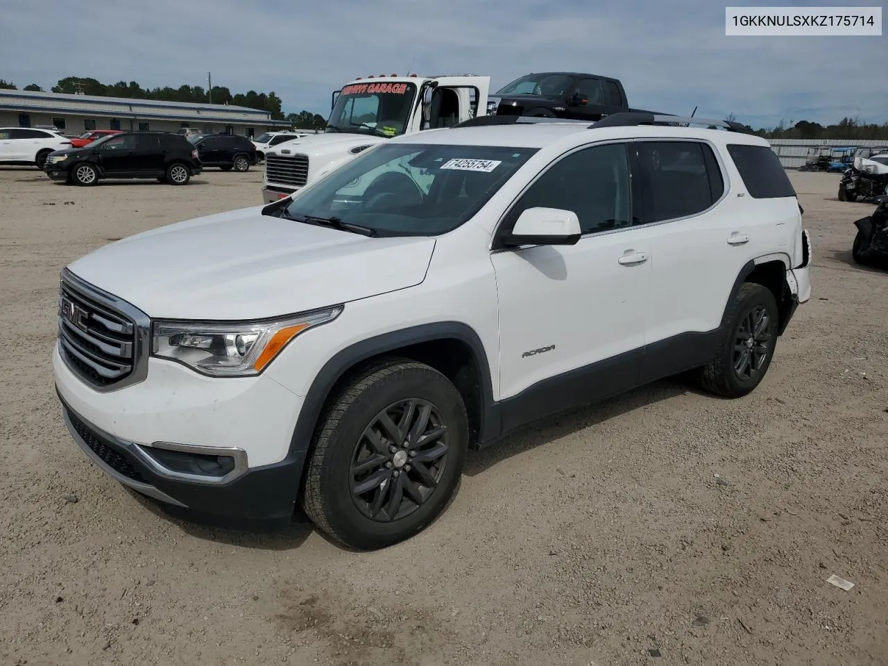 2019 GMC Acadia Slt-1 VIN: 1GKKNULSXKZ175714 Lot: 74255754