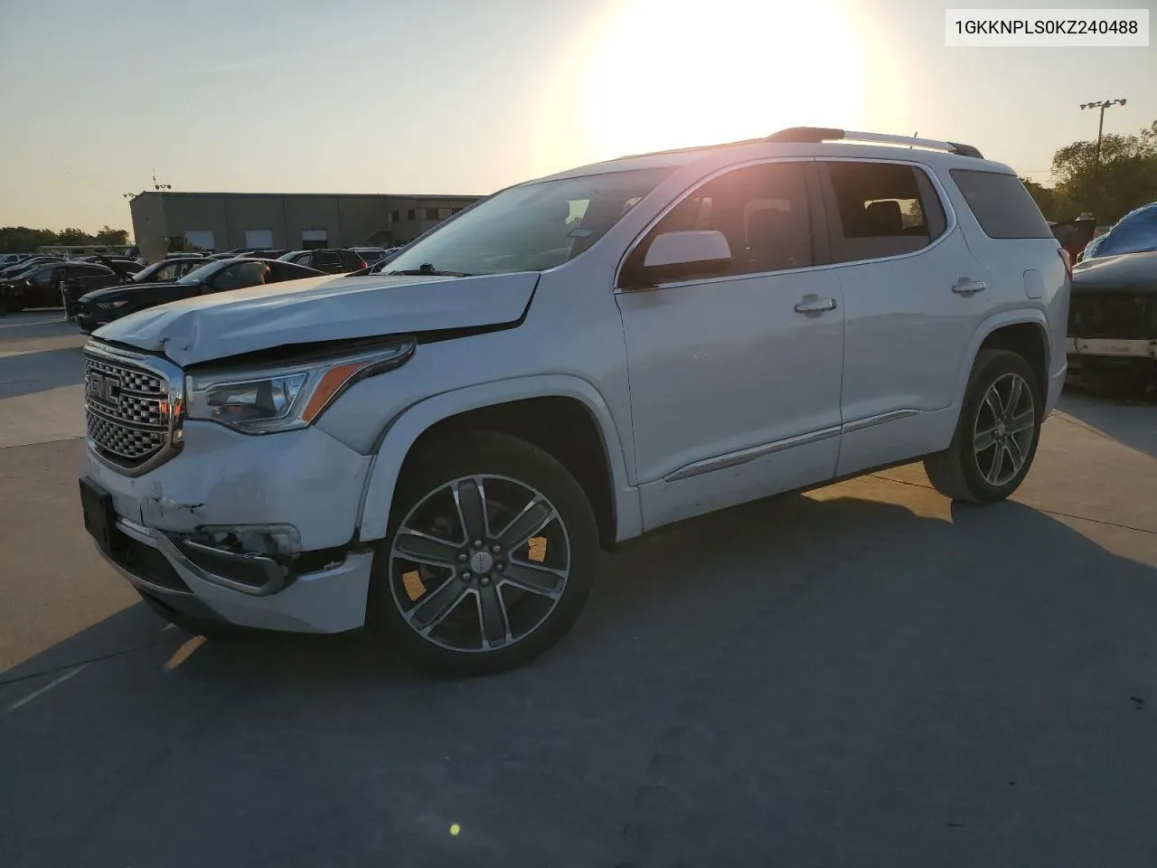 1GKKNPLS0KZ240488 2019 GMC Acadia Denali