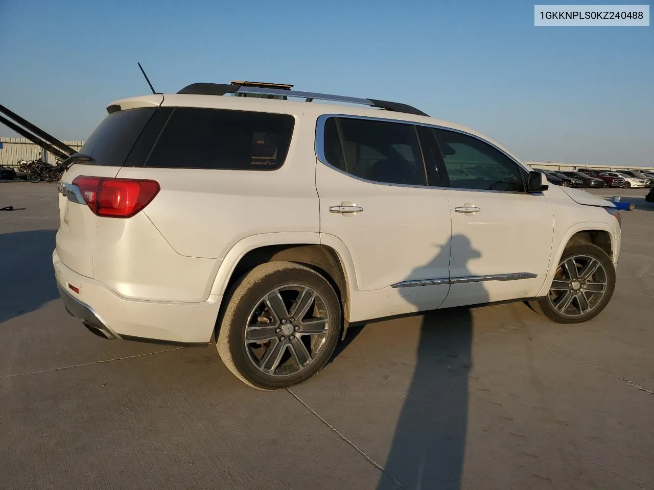 1GKKNPLS0KZ240488 2019 GMC Acadia Denali