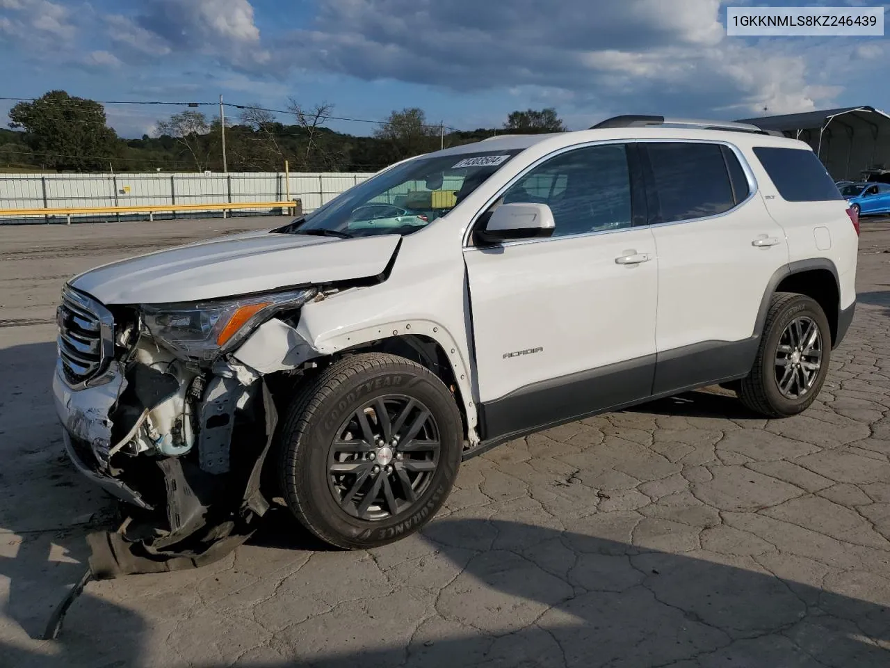 2019 GMC Acadia Slt-1 VIN: 1GKKNMLS8KZ246439 Lot: 74303504