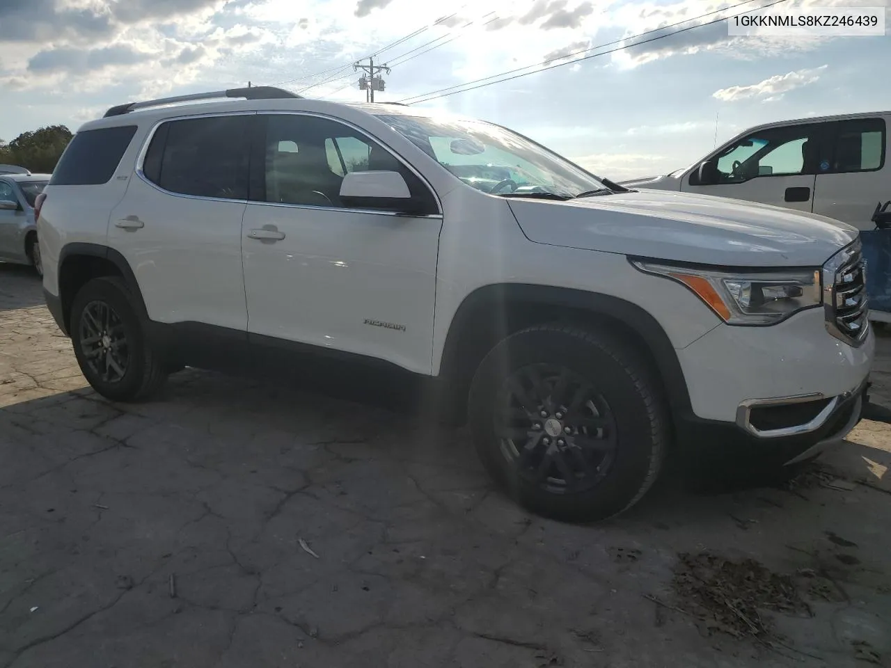 2019 GMC Acadia Slt-1 VIN: 1GKKNMLS8KZ246439 Lot: 74303504