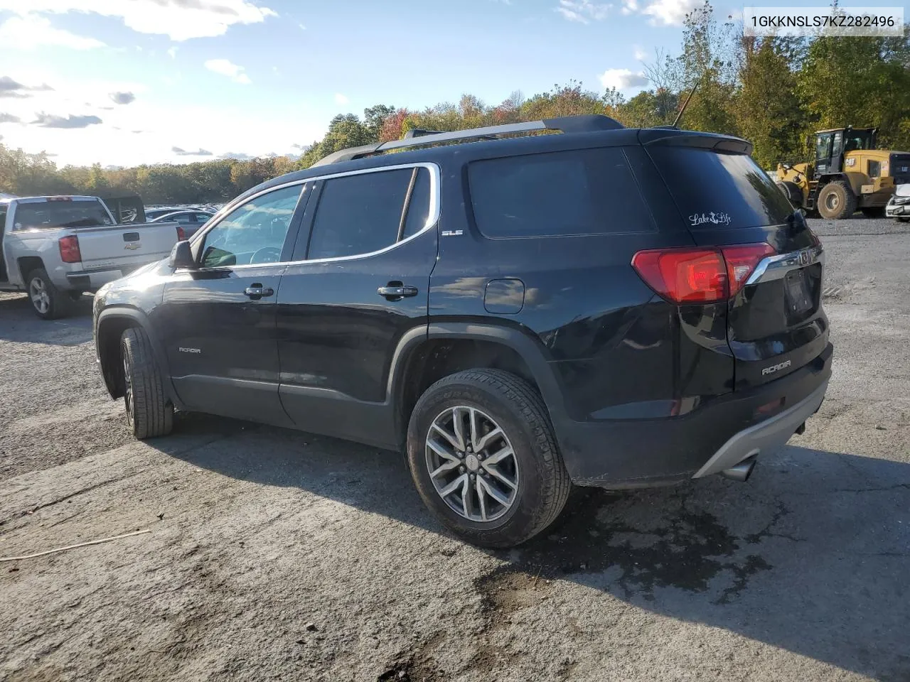 2019 GMC Acadia Sle VIN: 1GKKNSLS7KZ282496 Lot: 74307214