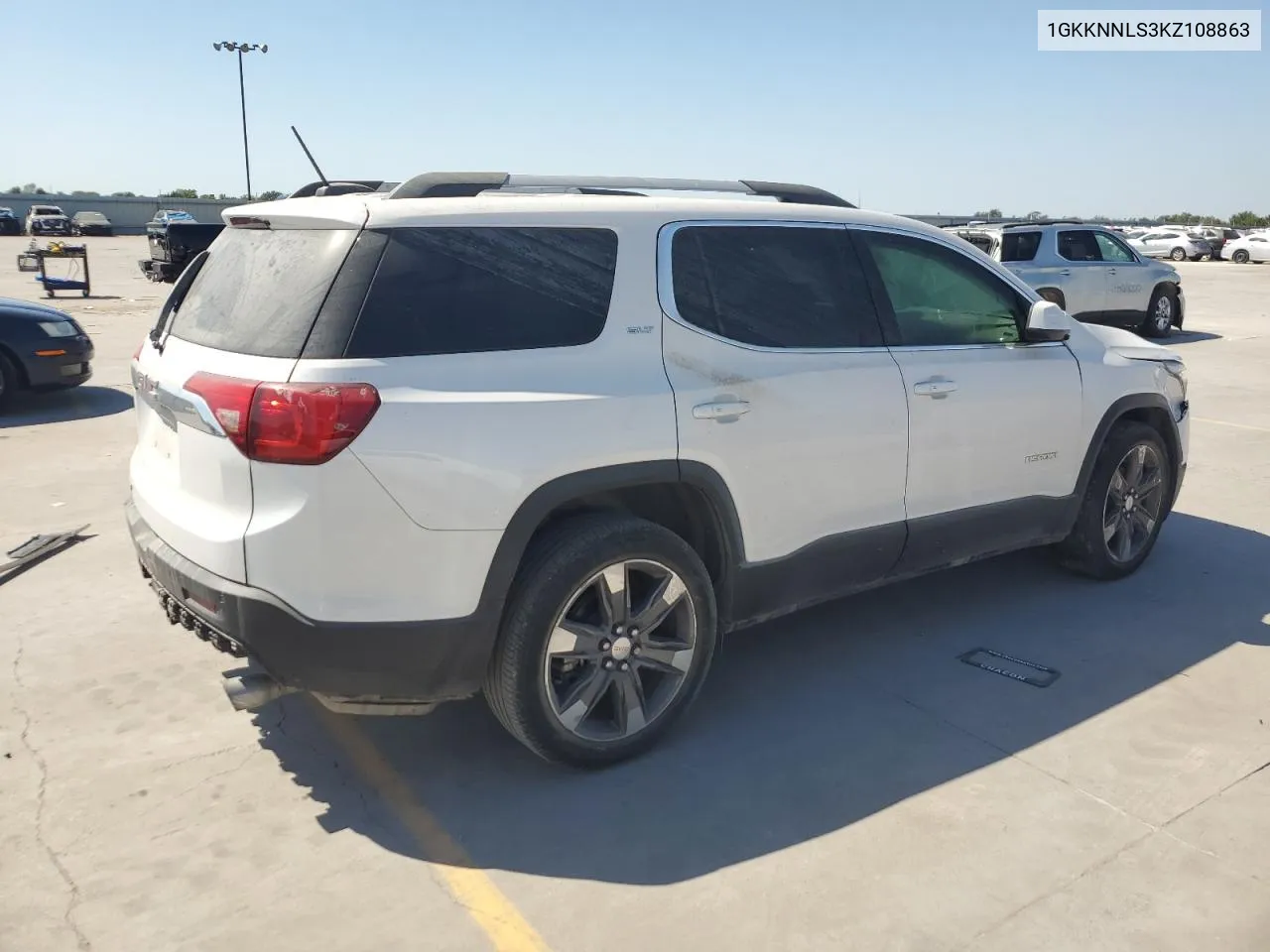 2019 GMC Acadia Slt-2 VIN: 1GKKNNLS3KZ108863 Lot: 74391524