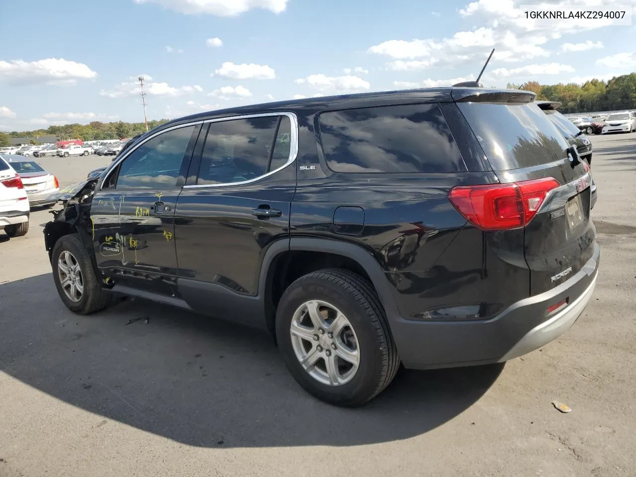 2019 GMC Acadia Sle VIN: 1GKKNRLA4KZ294007 Lot: 74740844