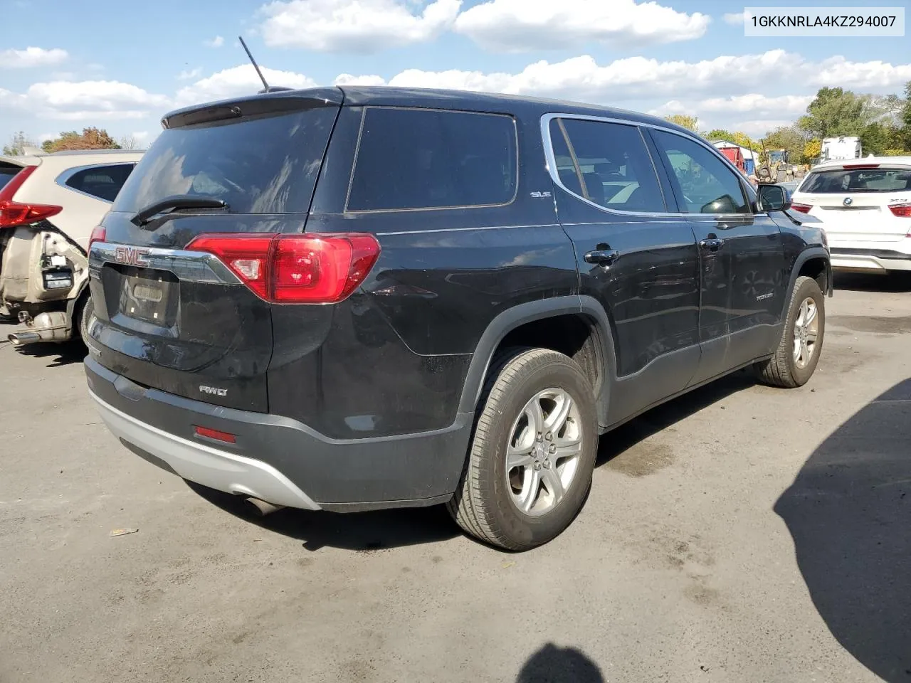 2019 GMC Acadia Sle VIN: 1GKKNRLA4KZ294007 Lot: 74740844