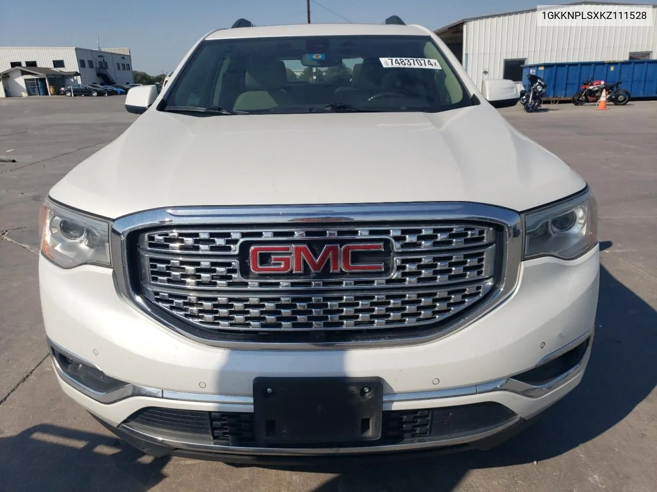 2019 GMC Acadia Denali VIN: 1GKKNPLSXKZ111528 Lot: 74837074