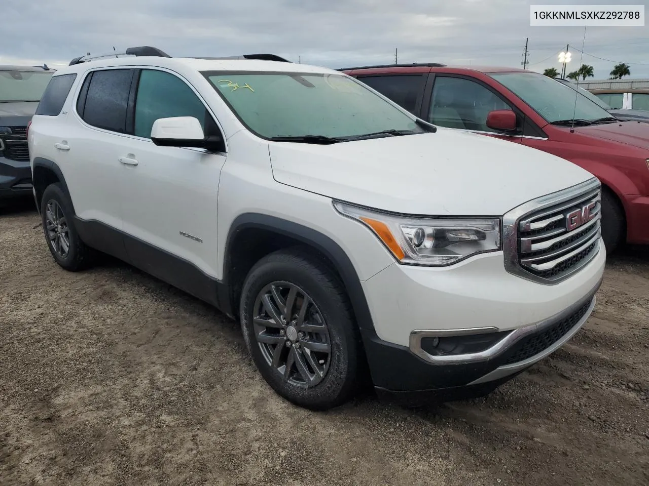 2019 GMC Acadia Slt-1 VIN: 1GKKNMLSXKZ292788 Lot: 74843584