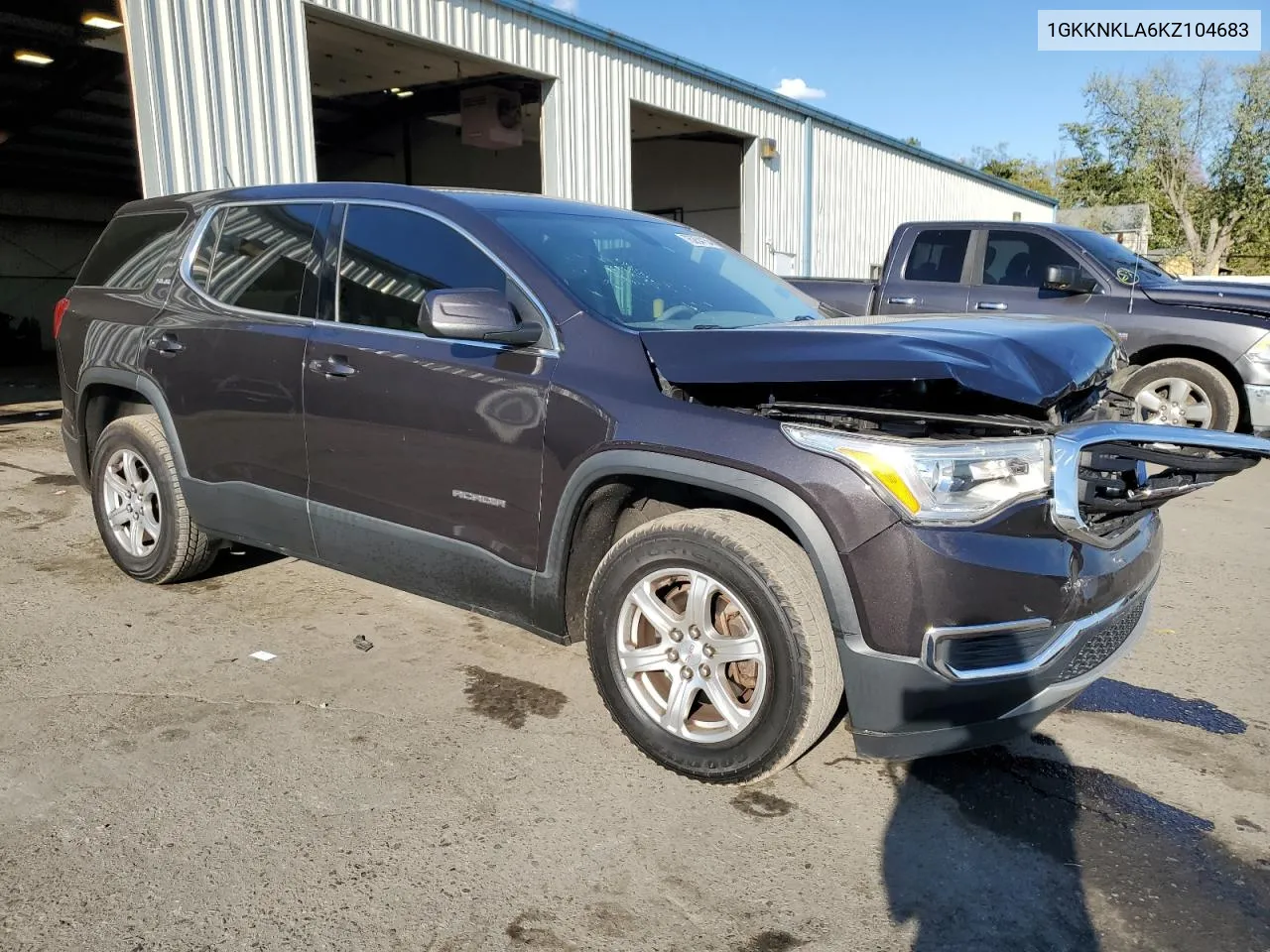 2019 GMC Acadia Sle VIN: 1GKKNKLA6KZ104683 Lot: 75254154