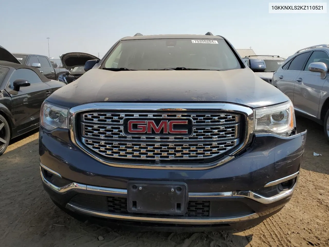 2019 GMC Acadia Denali VIN: 1GKKNXLS2KZ110521 Lot: 75355204