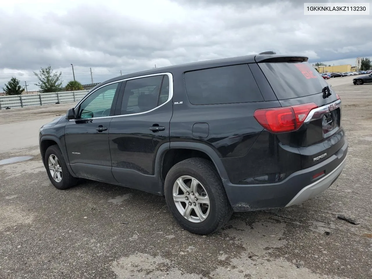 2019 GMC Acadia Sle VIN: 1GKKNKLA3KZ113230 Lot: 75415314