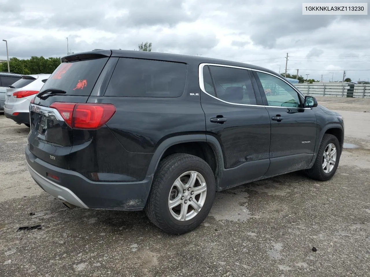 2019 GMC Acadia Sle VIN: 1GKKNKLA3KZ113230 Lot: 75415314