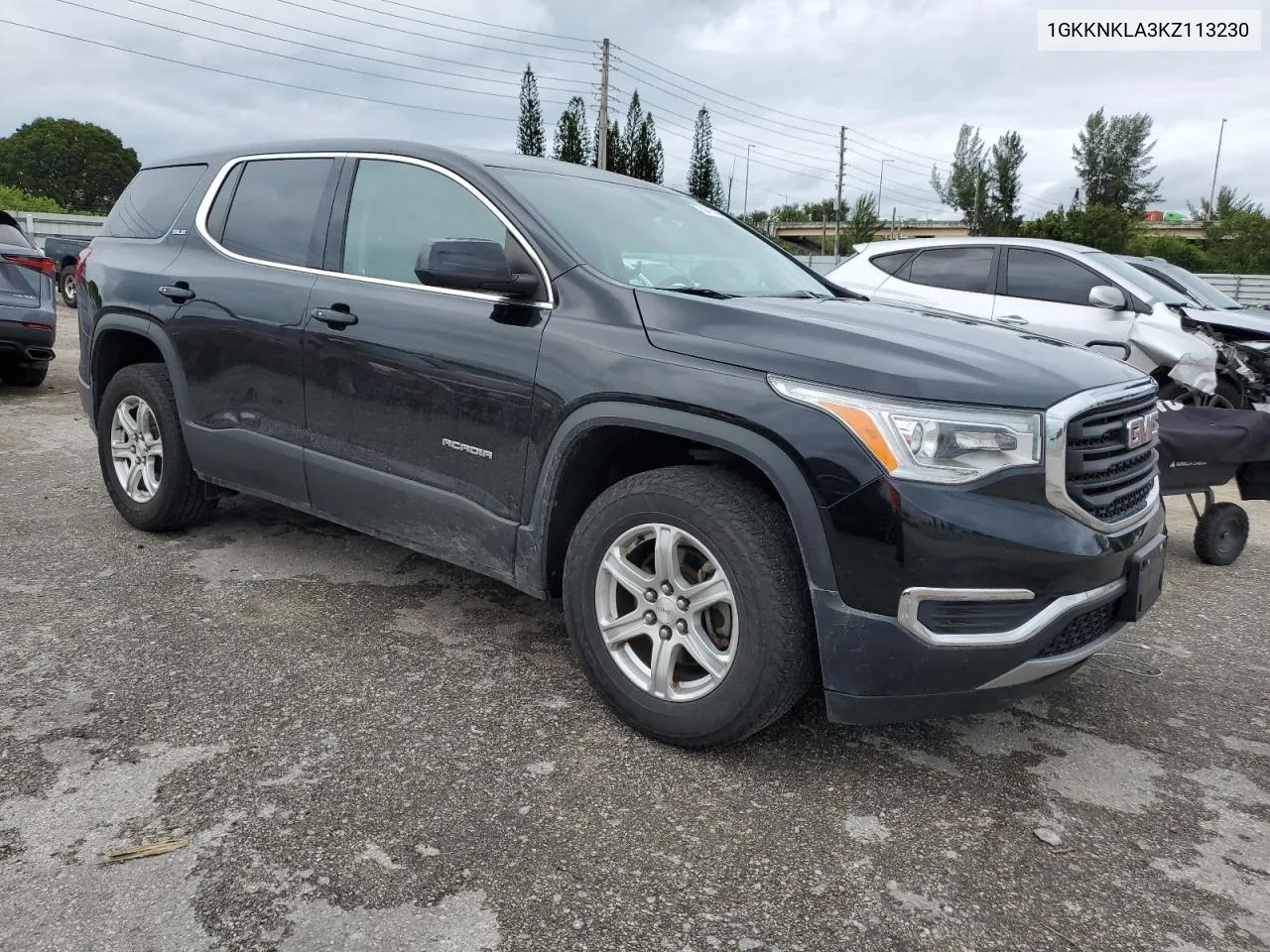 2019 GMC Acadia Sle VIN: 1GKKNKLA3KZ113230 Lot: 75415314