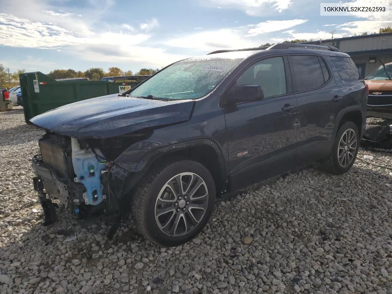 2019 GMC Acadia All Terrain VIN: 1GKKNVLS2KZ262593 Lot: 75556474