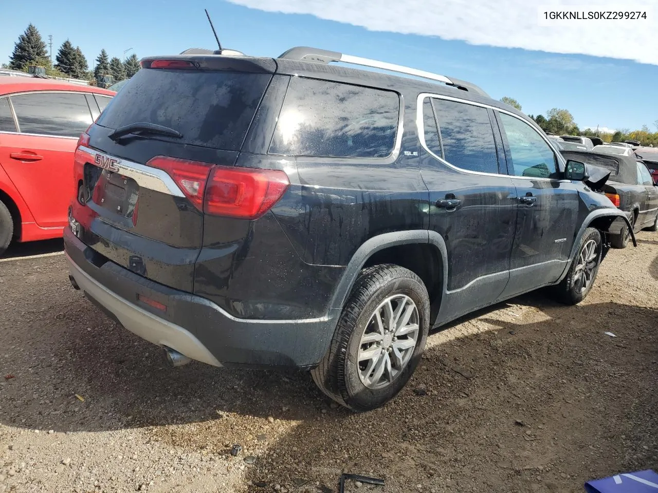 2019 GMC Acadia Sle VIN: 1GKKNLLS0KZ299274 Lot: 75816434